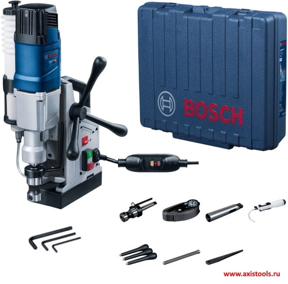 BOSCH GBM 50-2 Professional Magnetic Drill - Metal Drilling Equipment, Case & Accessories