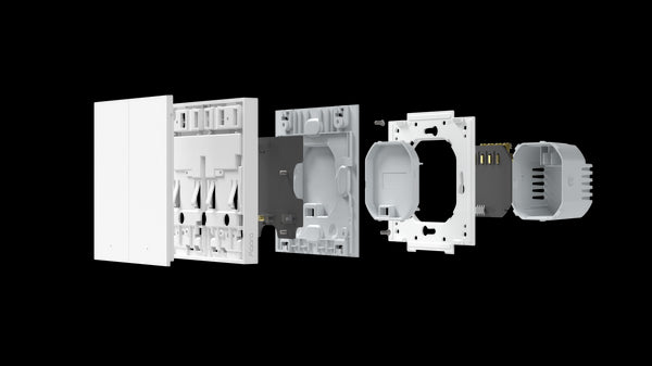 Aqara Smart Wall Switch H1 EU (With Neutral, Double Rocker) | WS-EUK04