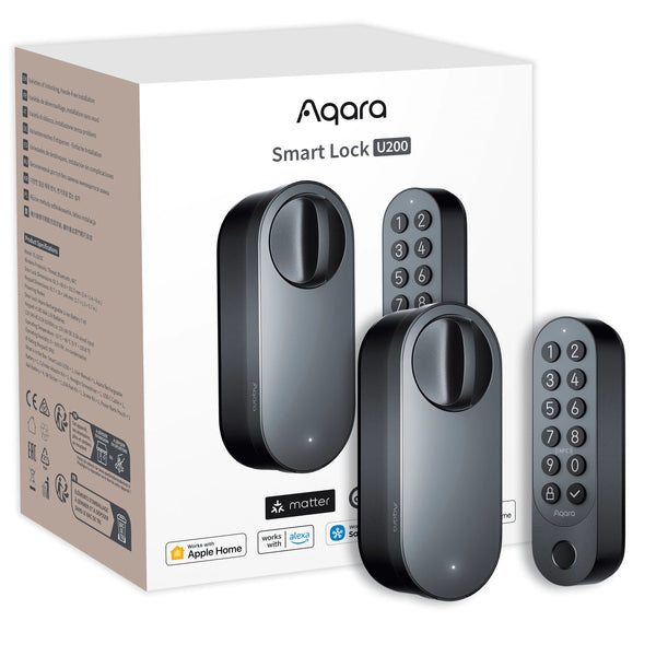Aqara U200 Retrofit Smart Door Lock Black|EL-D02D