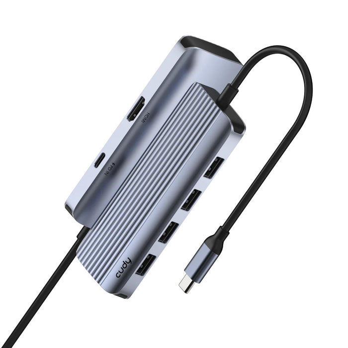 Cudy 6-in-1 4K 5Gbps USB-C HDMI Hub | UH500 Cudy 6-in-1 4K 5Gbps USB-C HDMI Hub | UH500