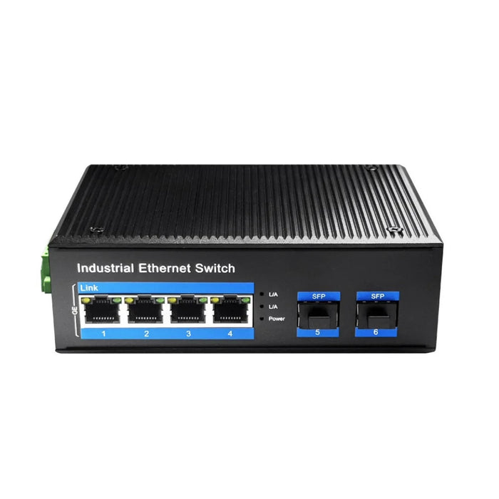 Cudy 4 Port Gigabit Industrial  2SFP Switch | IG1004S2 Cudy 4 Port Gigabit Industrial  2SFP Switch | IG1004S2