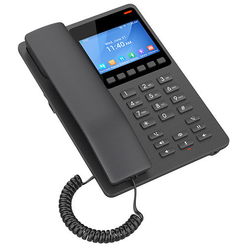 Grandstream 2 Line 3.5'' Color LCD Hotel Phone Black | GHP631