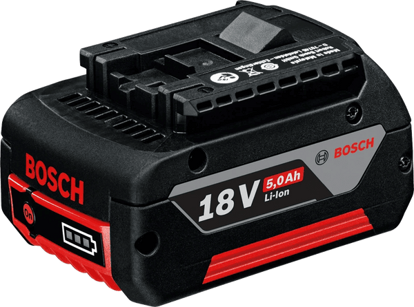 Bosch 18V 5.0Ah Li-ion Battery Pack GBA - High Performance Power Tool Battery with Long Run Time and COOLPACK Technology.