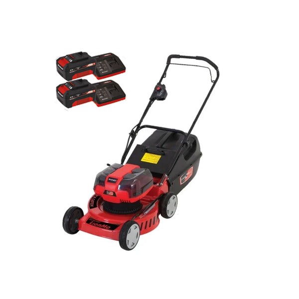 Lawn Star LionMo 36V Battery Powered Lawn Mower - 48cm Mulch & Catch - Includes 2 x 4.0Ah Starter Kits