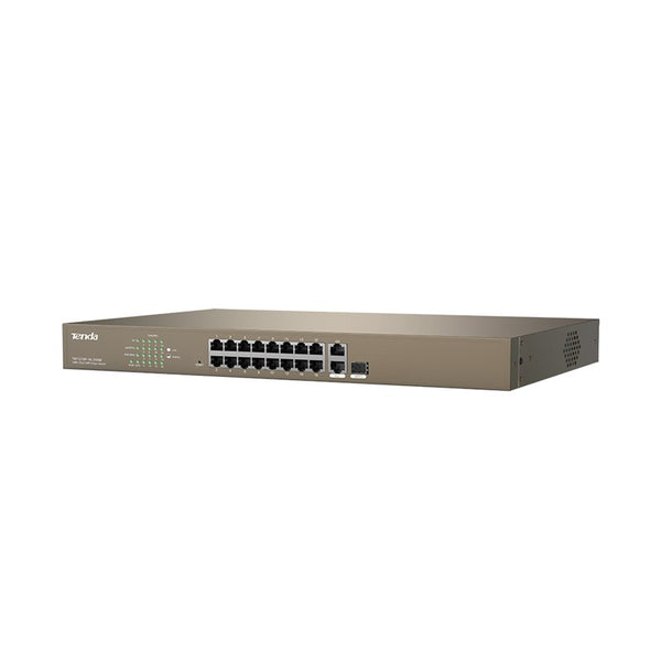 Tenda 16-Port Fast Ethernet PoE Switch 250W | TEF1218P-16-250W