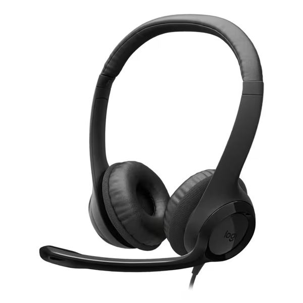 Logitech H390 USB-C Noise-Cancelling Computer Headset for Video Meetings - Chavda.com