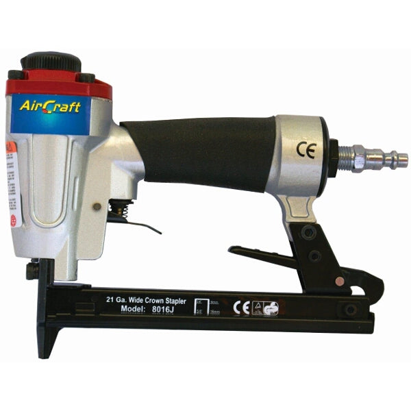 Air Stapler 21 Gauge Wide Crown Pneumatic Staple Gun for Upholstery & Woodworking Air Stapler 21 Gauge Wide Crown Pneumatic Staple Gun for Upholstery & Woodworking