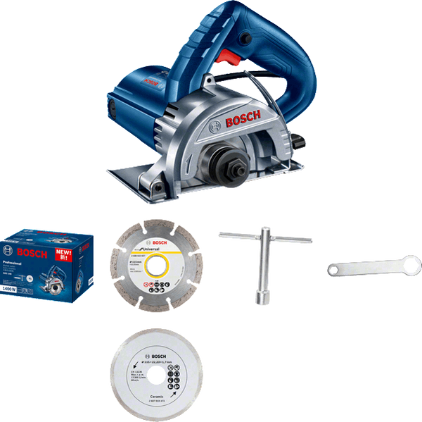 Bosch GDC 140 Diamond Tile Cutter Kit: Pro Stone Cutter, 1400W Power, Accessories Included. Shop Now!