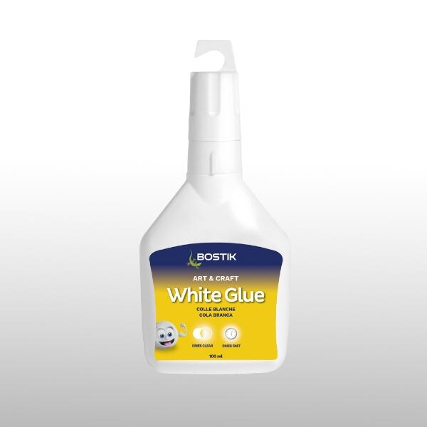 BOSTIK ART & CRAFT WHITE GLUE 100ML - 1-1740 BOSTIK ART & CRAFT WHITE GLUE 100ML - 1-1740