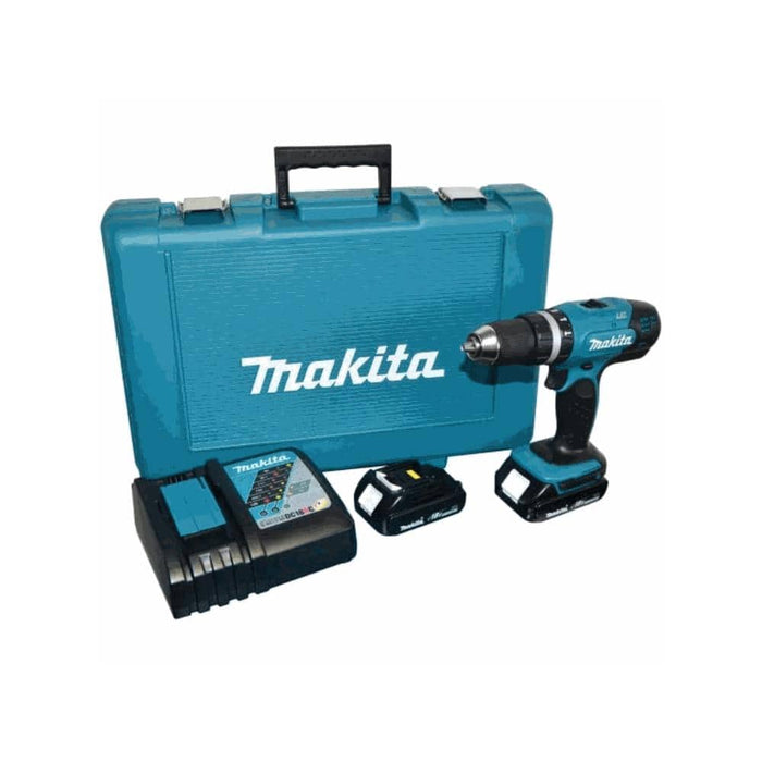 Makita DHP453RYE Cordless Impact Driver Drill Kit: Power Tool with Batteries, Charger & Case Makita DHP453RYE Cordless Impact Driver Drill Kit: Power Tool with Batteries, Charger & Case