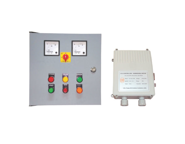 C.R.I. Pumps Control Box CP-5LE-11M for Submersible Motors - Electrical Panel, Starter Box