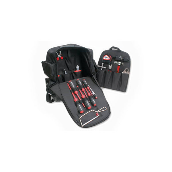 HellermannTyton Electrician's Tool Backpack - 20 Piece Tool Set - Electrician Tool Bag