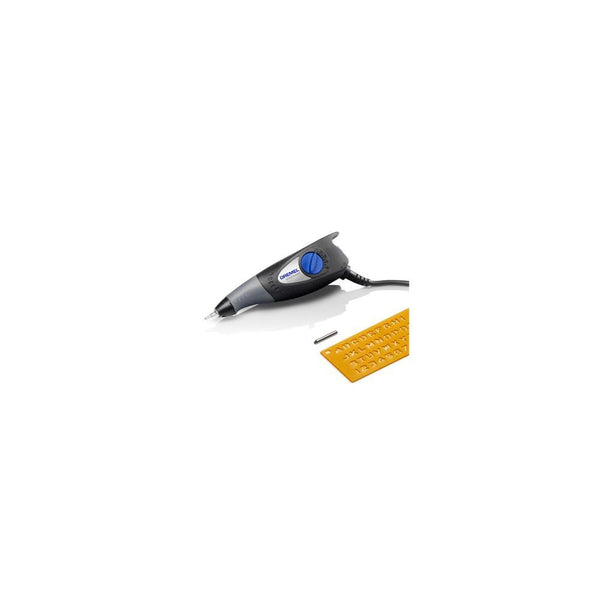 Dremel Engraver 35W: Electric Engraving Tool with Letter Stencil & TC-Tipped Bit - Buy Now!