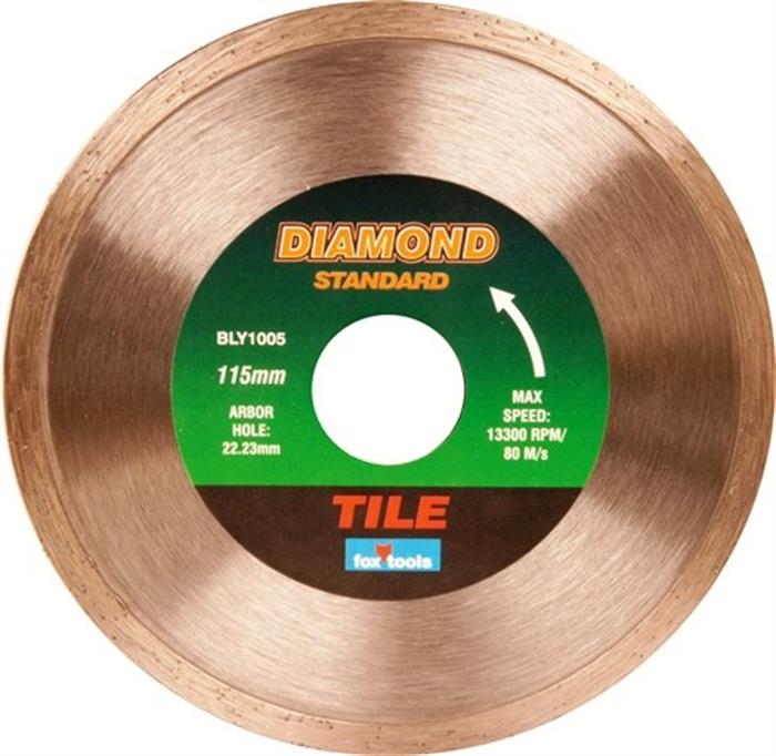 Diamond Disc Fox Cont 115Mm Tile Std Diamond Disc Fox Cont 115Mm Tile Std