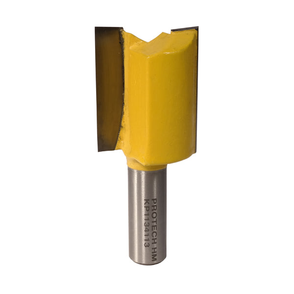 Protech Straight Router Bit 1/2 Inch Shank Double Flute Woodworking Tool Protech Straight Router Bit 1/2 Inch Shank Double Flute Woodworking Tool