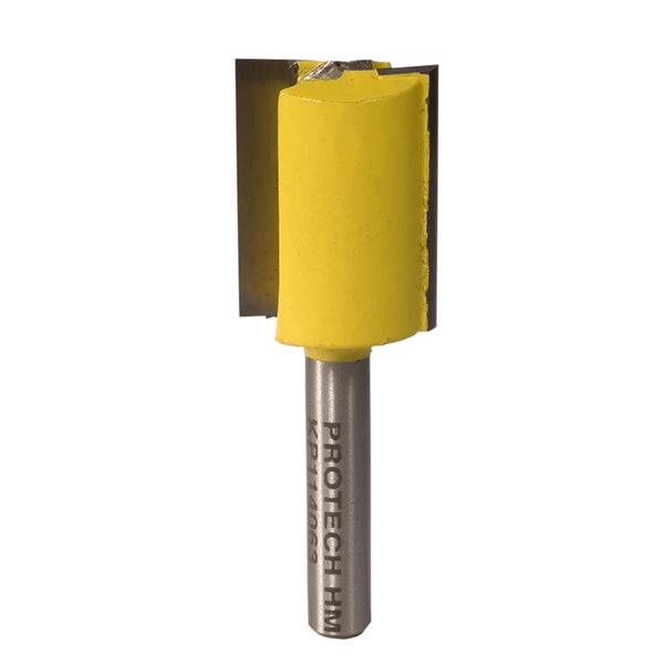 Straight Router Bit - 3/4" Cut, 2 Flute, Bottom Cut, 1/4" Shank - Woodworking Tool