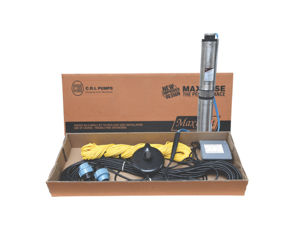 C.R.I. Submersible Well Pump Kit 1.1KW 70M - Borehole Water Pump - Easy Install
