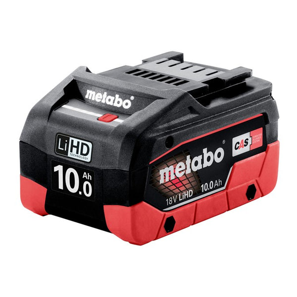 Metabo 18V 10.0Ah LiHD Battery Pack - High Performance, Long Life. CAS Compatible Power Tool Battery