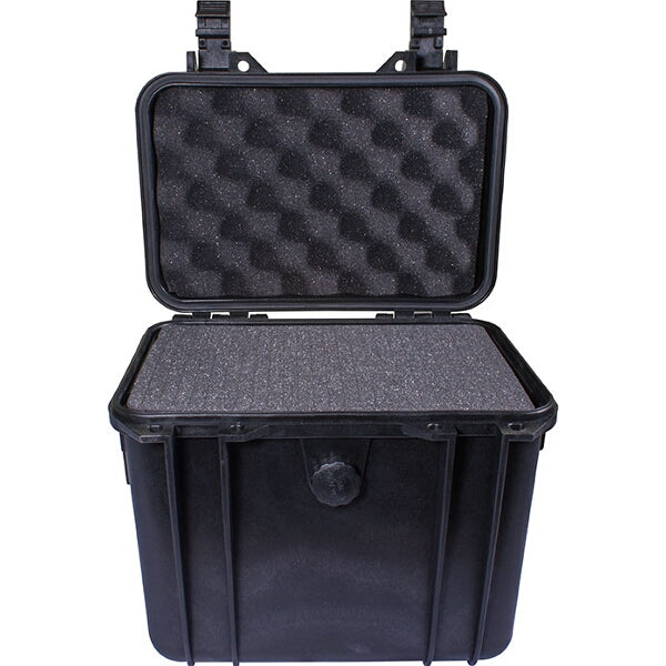 Waterproof Dustproof Hard Case 300x230x270mm Black with Foam - Equipment Protection, Storage