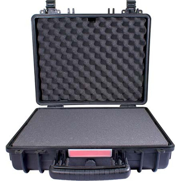 Black Waterproof Hard Case 410x340x220mm with Foam Insert | Dustproof Protective Equipment Case