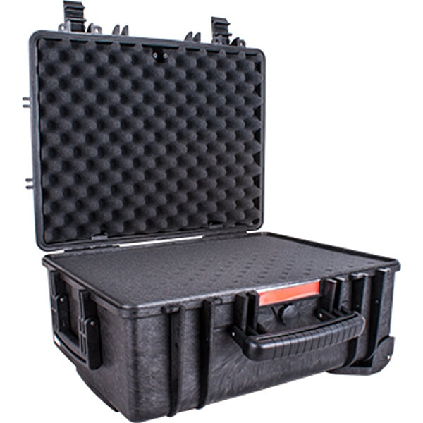 Black Waterproof & Dustproof Hard Case 530x435x260mm with Foam - Heavy Duty Equipment Protection - Chavda.com