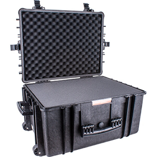 Waterproof Hard Case 670x510x375mm with Foam - Black Dustproof Protective Equipment Case Waterproof Hard Case 670x510x375mm with Foam - Black Dustproof Protective Equipment Case