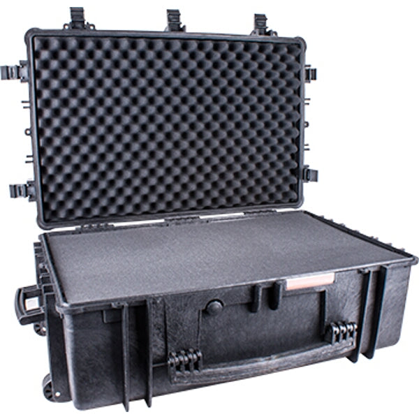 Black Hard Case 865x565x340mm Waterproof Dustproof Equipment Transport Polypropylene with Foam Padding - chavda.com Black Hard Case 865x565x340mm Waterproof Dustproof Equipment Transport Polypropylene with Foam Padding - chavda.com