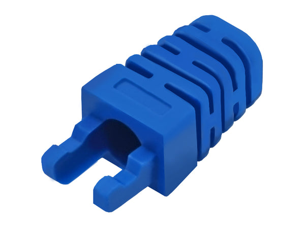 LINKBASIC RJ45 Blue Crimp Boot for Ethernet Cable Connector - High Quality Protective Cover