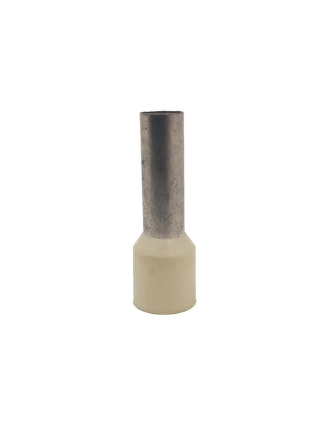 HellermannTyton Bootlace Ferrule Ivory 16.0mm: Wire Connector Cable Lug. Crimped Ferrules, Electrical Wiring Terminal