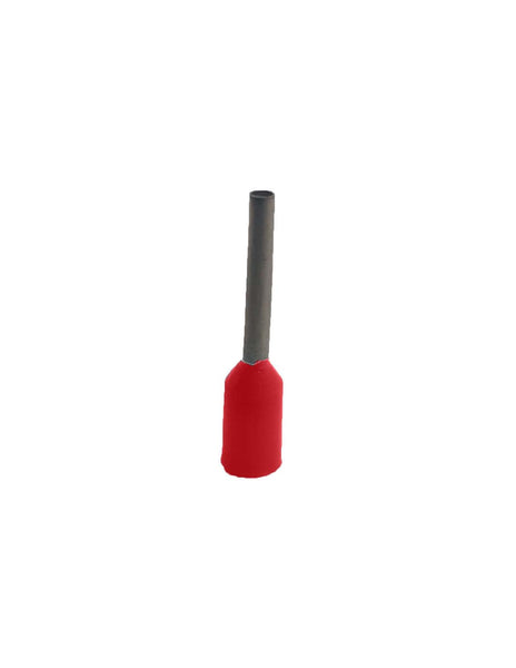 HELLERMANNTYTON Red Bootlace Ferrule 1.0mm (E1010RD) - Electrical Wiring Connector