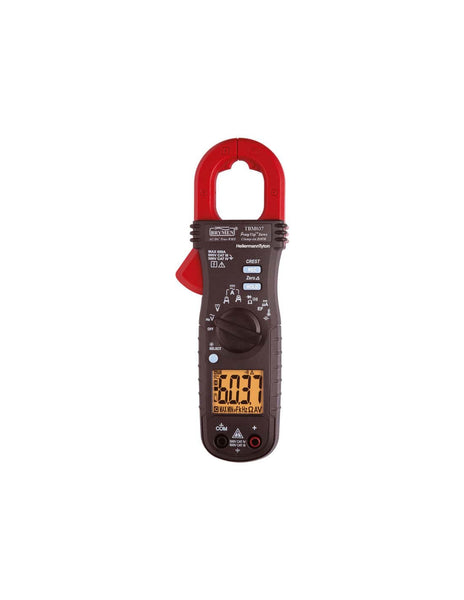 BRYMEN TBM037 Clamp Meter: Digital 600A Amp Tip Jaws AC/DC True RMS. Professional Electrical Measurement Tool.