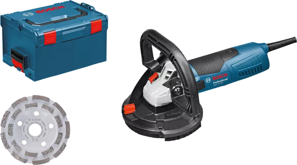 Bosch GBR 15 CAG Concrete Grinder with L-BOXX & Edge Grinding | Buy Now