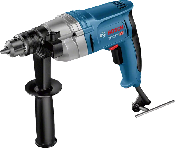 Bosch GBM 13 HRE Professional Hammer Drill - Heavy Duty, Variable Speed Power Tool for Metal & Wood
