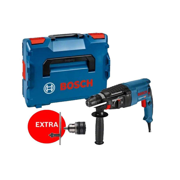 Bosch Rotary Hammer GBH 2-26 Professional w/ key chuck. Power tool, rotary hammer, and toolbox by Bosch available at chavda.com