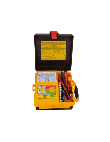 HellermannTyton Insulation Tester - Analogue 250/500/1000V Electrical Tester | chavda.com