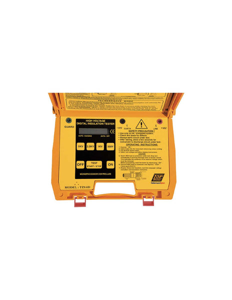 HELLERMANNTYTON TIN4D Digital Insulation Tester 5kV - High Voltage Insulation Resistance Meter