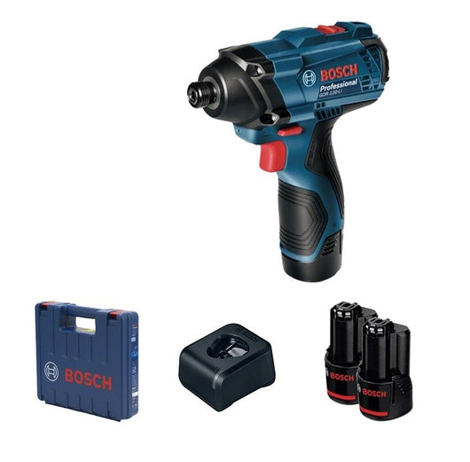 Bosch GDR 120-LI Cordless Impact Driver Kit: Professional Power Tool with Batteries, Charger & Case Bosch GDR 120-LI Cordless Impact Driver Kit: Professional Power Tool with Batteries, Charger & Case