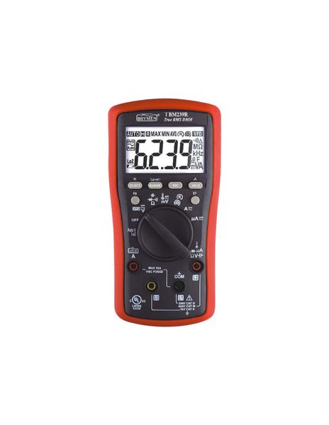 Brymen TBM239R Digital Multimeter: True RMS DMM, 1000V Phase Rotation Tester - Accurate Electrical Measurements