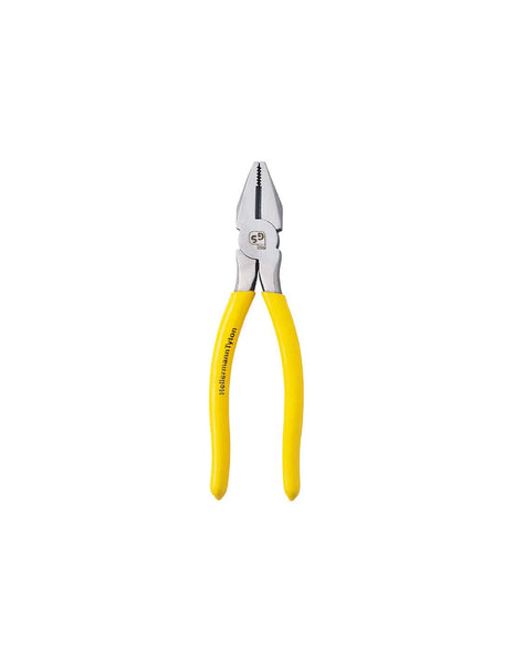HellermannTyton Combination Pliers 180mm, Yellow Handle. Heavy-Duty Wire Cutting & Gripping Tool.