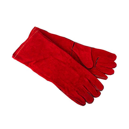 Afrox TIG Welding Gauntlet: Red Leather Protective Gloves | Welding Safety Afrox TIG Welding Gauntlet: Red Leather Protective Gloves | Welding Safety