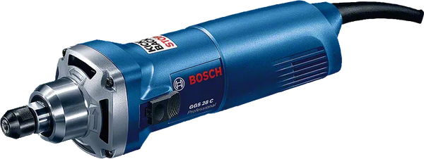 Bosch GGS 28 C Professional Straight Grinder | Powerful, KickBack Control, Universal Grinding Tool