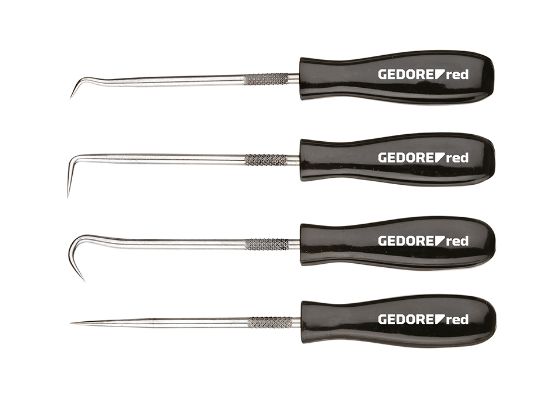 Gedore R19101001 Hook set for O-ring installation 4pcs | 3301548 - image 1