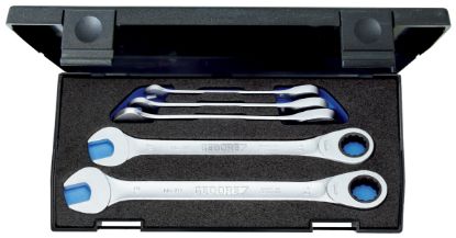 Gedore 7R-005 Combination Ratchet Spanner Set