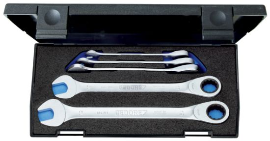Gedore 7R-005 Combination Ratchet Spanner Set | 2297434 - image 1