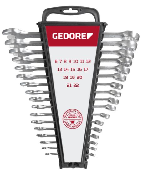 Gedore R09105017 Combination Spanner set sizes 10mm - 22m | 3300994 - image 1
