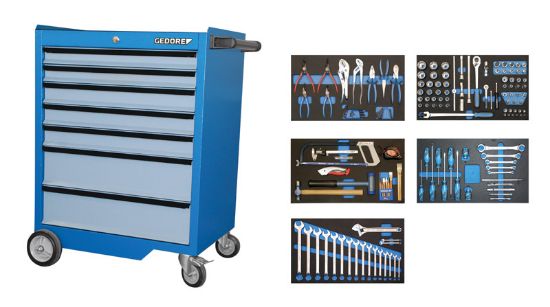 Gedore 1525 Comprehensive Tool Trolley | 661325 - image 1