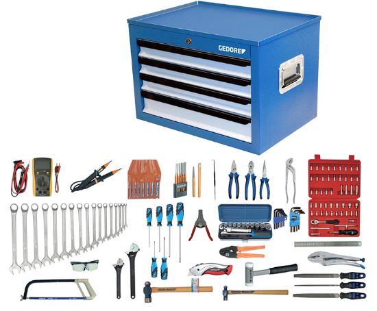 Gedore Refrigeration and Mechanic Electricians Toolkit | 668001 - image 1