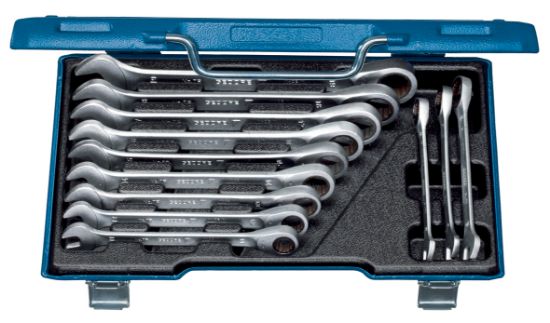 Gedore 7R-012 Combination Ratchet Spanner Set | 2297442 - image 1