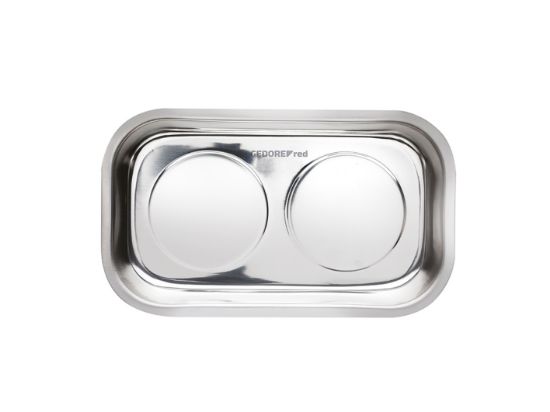 Gedore Stainless steel tray w.2xmagn. 240x140mm | 3301547 - image 1