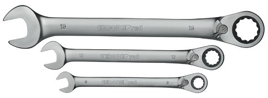 Gedore R0720 Combination Ratchet Spanner sets | 3300059 - image 1